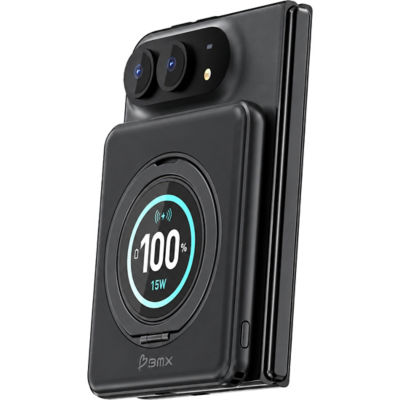 BMX SolidSafe Duo 5000mAh Qi2 Solid State Power Bank 7