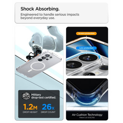 Spigen Samsung S26 Ultra Case 6.9" Ultra Hybrid MagFit Qi2 Magnetic Phone Case Galaxy S26 Ultra Case 3