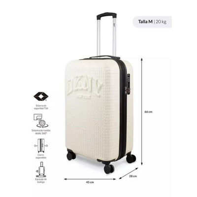 DKNY Hot Town ABS Trolley 24" Medium Blonde 4