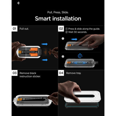 SPIGEN [2 Pack] Spigen Samsung S26 Ultra Screen Protector 6.9" Anti Reflective EZ Fit Pro Tempered Glass 5
