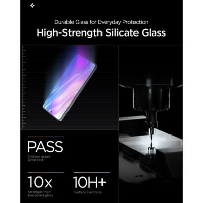 SPIGEN [2 Pack] Spigen Samsung S26 Ultra Screen Protector 6.9" Anti Reflective EZ Fit Pro Tempered Glass 7