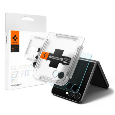 Spigen Samsung Z Flip 8 / Flip 7 Tempered Glass EZ Fit HD [1 Pack] Galaxy Z Flip 8 Screen Protector 1