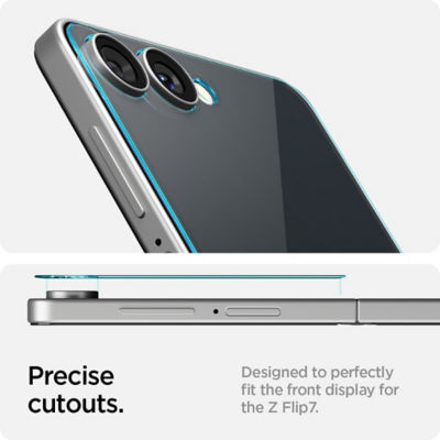 Spigen Samsung Z Flip 8 / Flip 7 Tempered Glass EZ Fit HD [1 Pack] Galaxy Z Flip 8 Screen Protector 5
