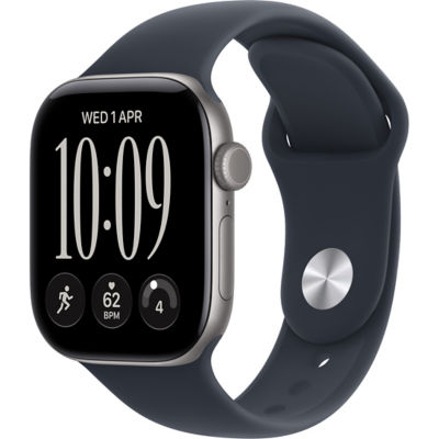 (S/M) Space Grey Case & Navy Blue Sport Band