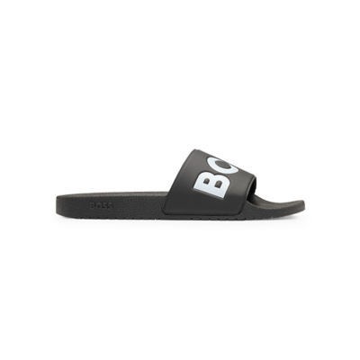 BOSS Logo-Detail Slides Made In Italy 3
