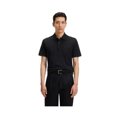 BOSS Pallas Logo-Detail Polo Shirt In Cotton Piqué 4