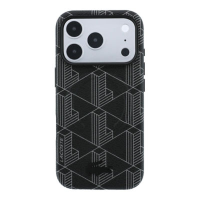 Lacoste PU Leather Blend Embossed MagSafe Case For iPhone 18 Pro Max 3