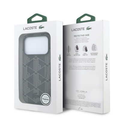 Lacoste PU Leather Blend Embossed MagSafe Case For iPhone 18 Pro Max 9