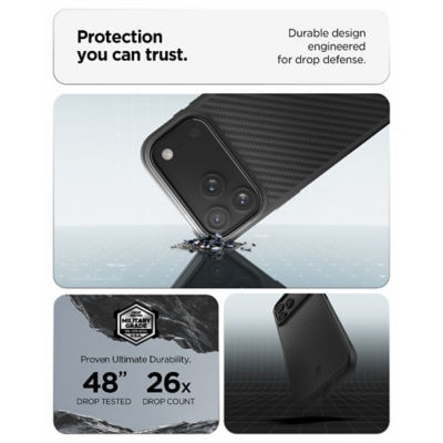 Spigen iPhone 18 Pro Max Case / iPhone 17 Pro Max Case 6.9" Enzo Aramid T MagFit Magnetic Phone Case Premium iPhone Case 6