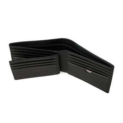 BRAUN BÜFFEL Braun Buffel Ikon-A1 Centre Flap Cards Wallet in Black 6
