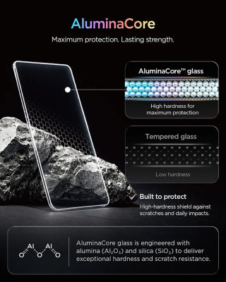 SPIGEN [2 Pack] Spigen iPhone Duo Privacy Screen Protector Glas.tR EZ Fit Pro HD iPhone Fold Tempered Glass 6
