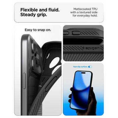 Spigen iPhone 18 Pro Case / iPhone 17 Pro Case 6.3" Liquid Air Drop Protection iPhone 18 Pro Casing 5