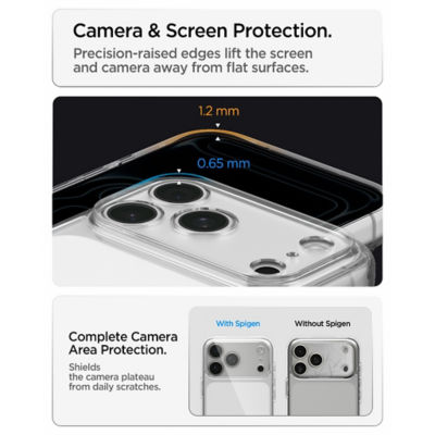 Spigen iPhone 18 Pro Max Case / iPhone 17 Pro Max Case 6.9" Ultra Hybrid Clear Case iPhone 18 Pro Max Casing 6