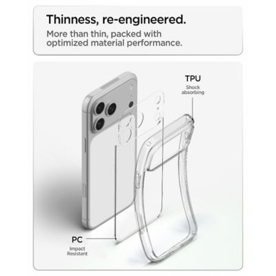 Spigen iPhone 18 Pro Max Case / iPhone 17 Pro Max Case 6.9" Ultra Hybrid Clear Case iPhone 18 Pro Max Casing 4