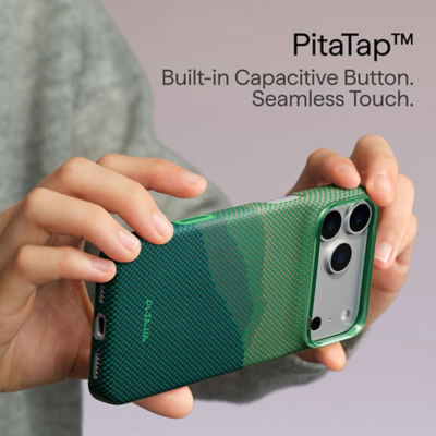 Pitaka iPhone 18 Pro Max / 17 Pro Max - Ultra-Slim Edge Case + Premium Screen Protector - Magnetic / PitaTap™ Button 5