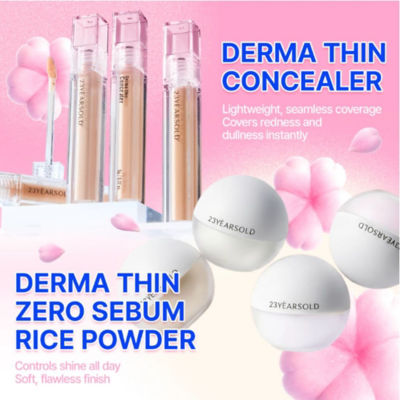 23YEARSOLD Derma Thin 樱花底妆套装（粉色） 3