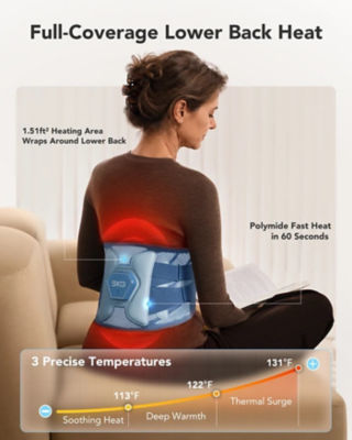 SKG QS300 Lumbar Support Waist Massager 6
