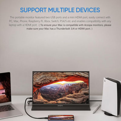 ARZOPA S1 15.6" 1080P Portable IPS Monitor with Smart Cover 6