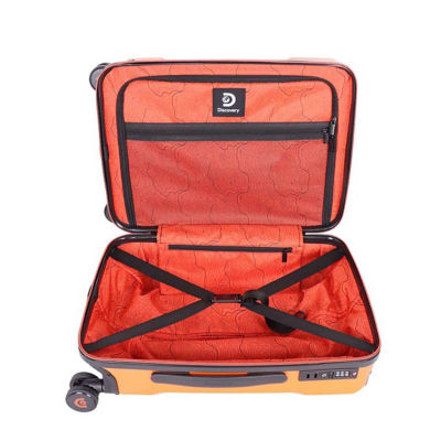 DISCOVERY MAYA HARDSIDE PC TROLLEY 20" CABIN ORANGE 4