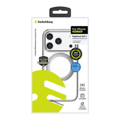 Switcheasy MagStand 360 M Stand Guard Protective Case for iPhone 18 Pro - Transparent 4