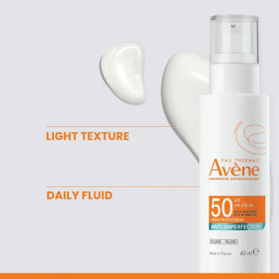 AVENE Anti-Imperfection Fluid Sunscreen SPF50+ 40ml 3