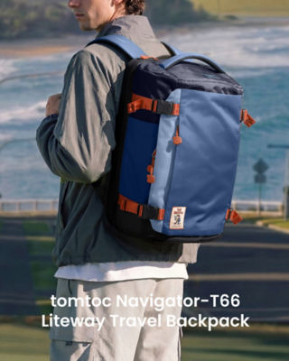 Tomtoc x Trail Wanderer Navigator-T66 Travel Laptop Backpack 40L 4