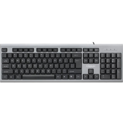 CLIPTEC RZK262 USB 104 KEYS KEYBOARD AND 2400DPI SILENT MOUSE COMBO SET - BLACK 3