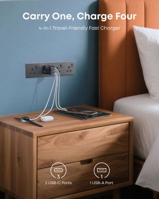 Anker Zolo 70W 4-Port GaN Compact Foldable USB C Charger A121C 5