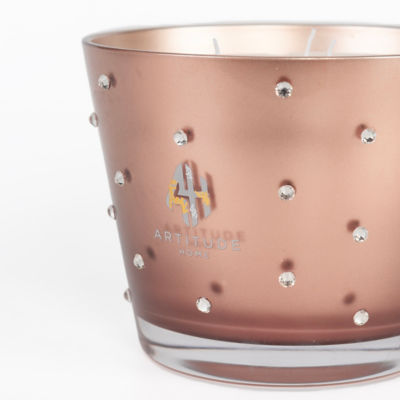 Artitude Home Bling Royale Gold (Rose - Jasmine - Oud) Scented Glass Candle 2