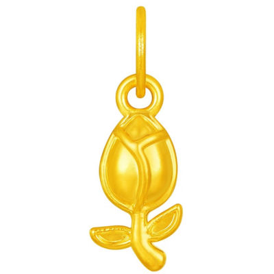 Goldheart 999 Gold Tulip Pendant 1