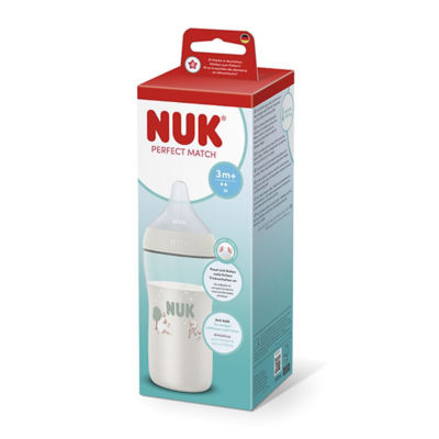 NUK Perfect Match Temperature Control Bottle with Soft Silicone Teat 260ml 4