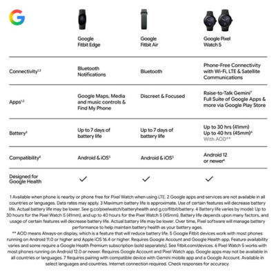Google Fitbit [PRE-ORDER] Google Fitbit Edge Fitness Tracker 14