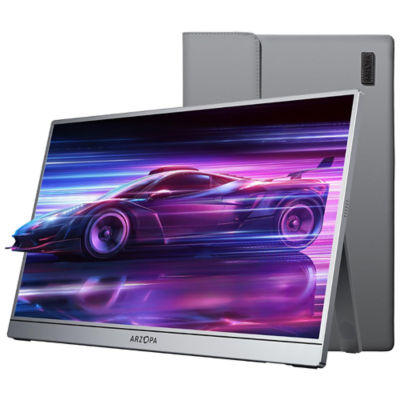 ARZOPA Z3FC 16.1" Portable Monitor 2K 180Hz with Sleeve Bag 1