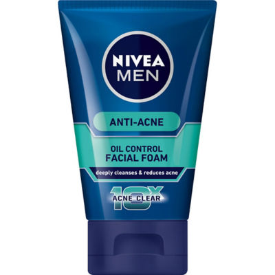 Buy NIVEA MEN'S OIL CONTROL FACIAL FOAM 100G Online in Singapore
