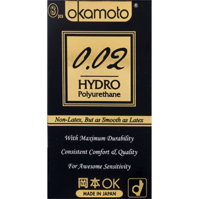 Okamoto 0 02 保湿聚氨酯保险套 8片装 Ishopchangi