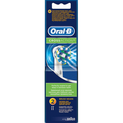 toothbrush heads oral b cross action