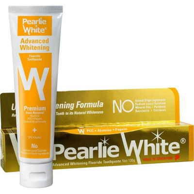 Buy Pearlie White Advanced Whitening Toothpaste 130g Online in Singapore