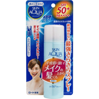 Skin Aqua Sarafit紫外线喷雾防晒指数50 Pa 不含香料 Ishopchangi